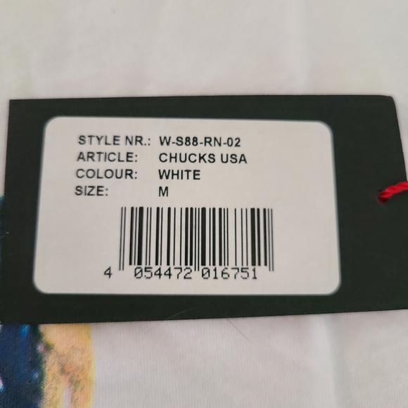 NWT Rockstars & Angels "Chucks USA" Tee Sz M - Picture 5 of 6